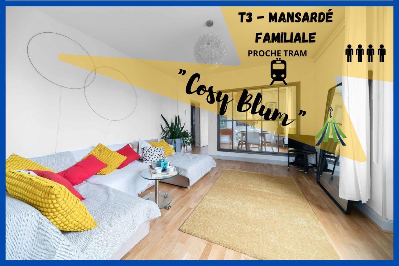 ⟬Cosy Blum 63⟭ Charmant Et Accueillant ⁕Mansarde⁕ Клермон-Ферран Экстерьер фото